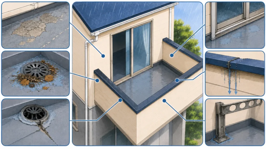 balcony-water-leak-causes-repair-cost