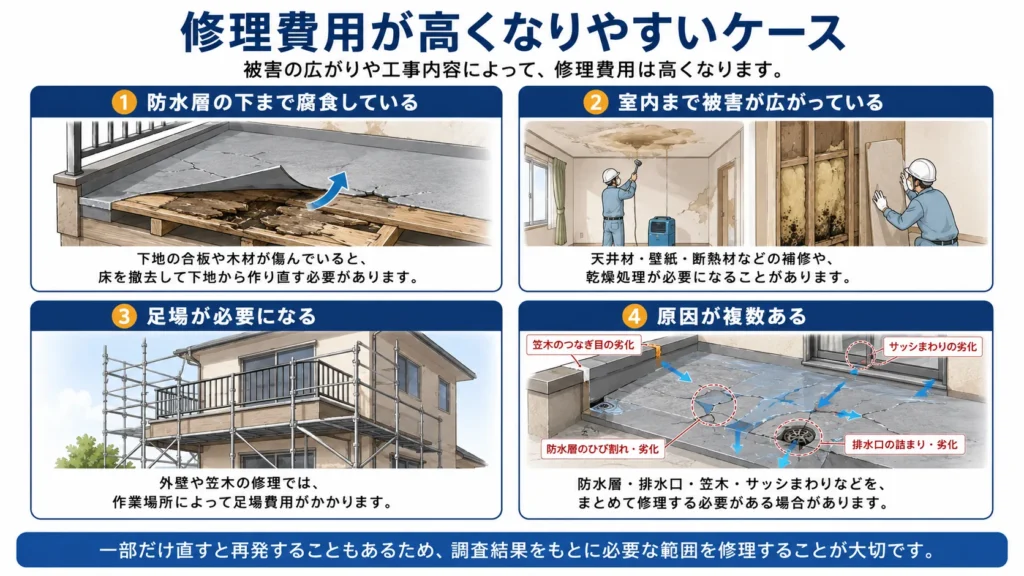balcony-water-leak-causes-repair-cost