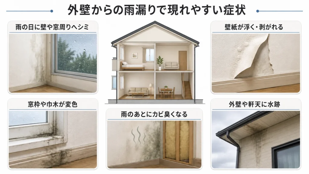 exterior-wall-rain-leak