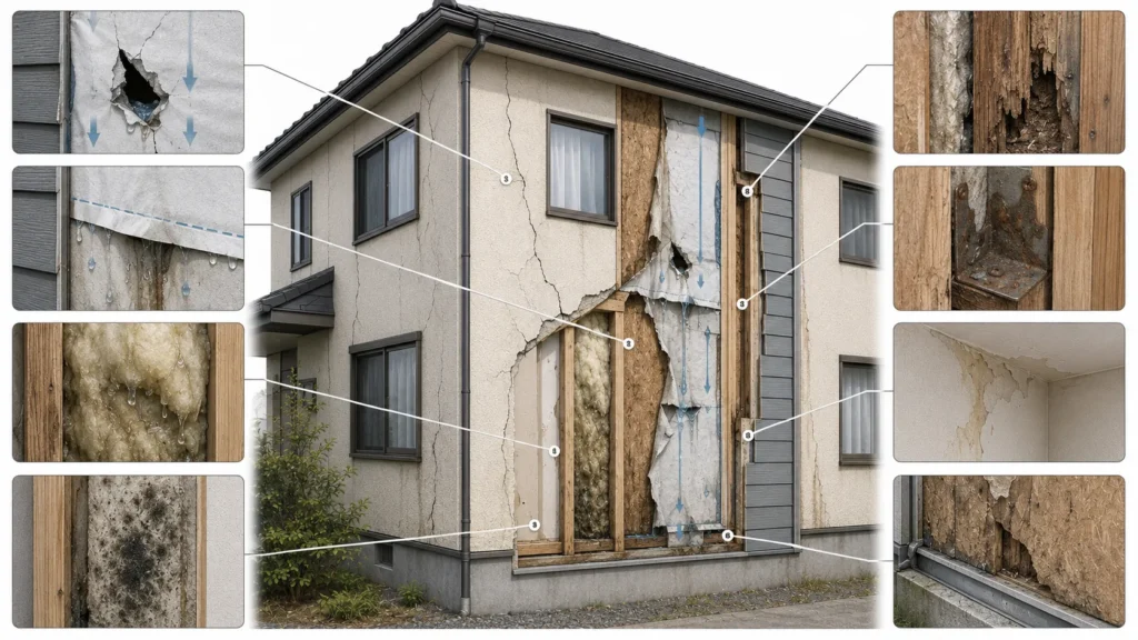 exterior-wall-rain-leak