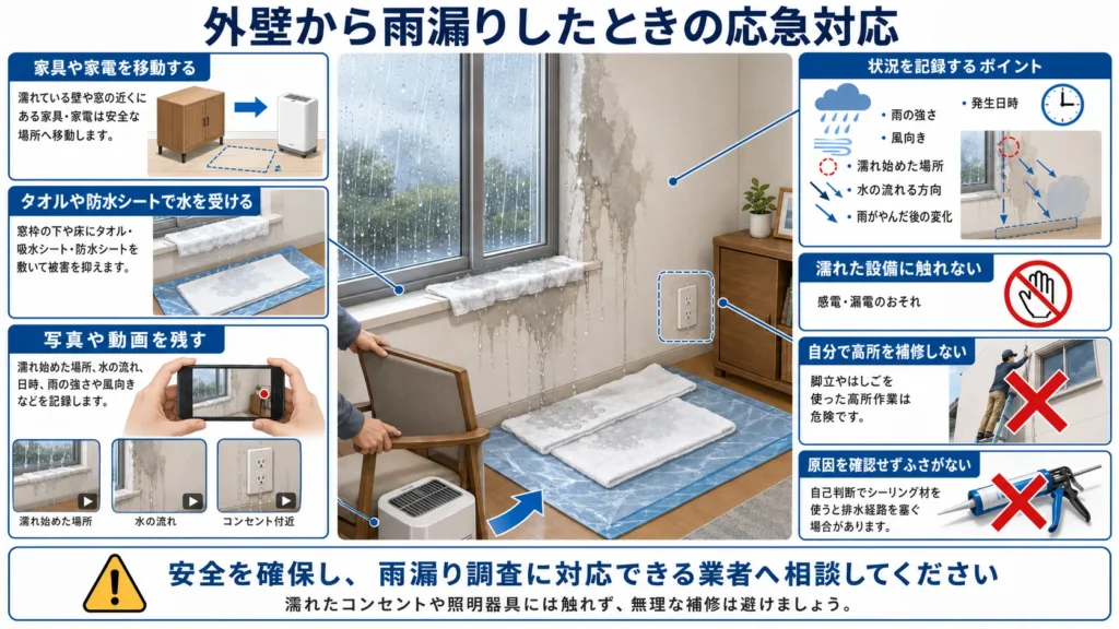 exterior-wall-rain-leak