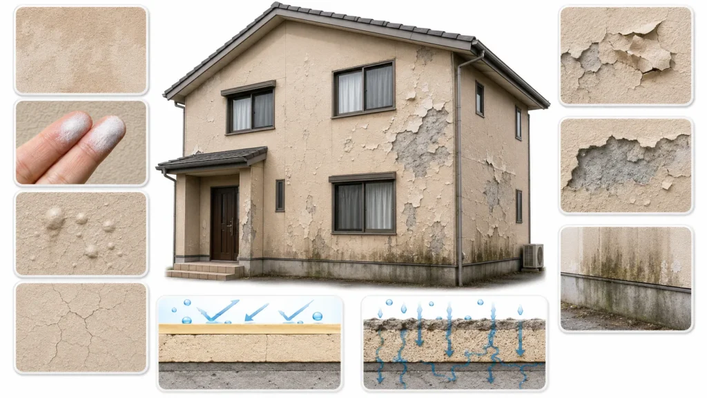 exterior-wall-rain-leak